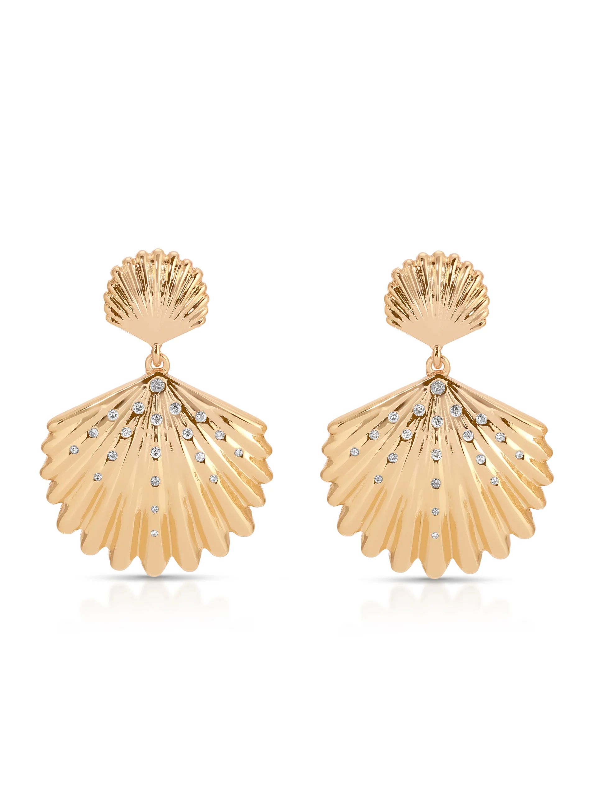 Sun-drenched Shell Earrings