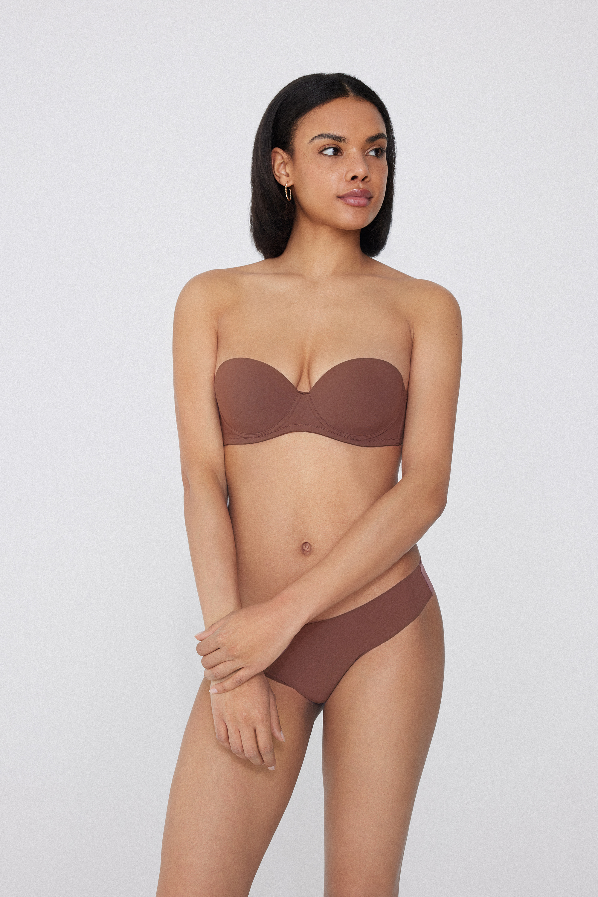 Madrid Super Padded Recycled Microfibre Bandeau Bra