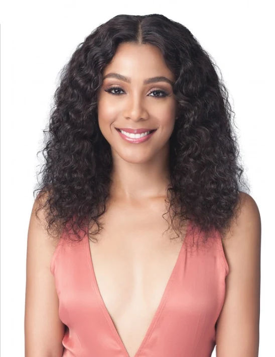 Bobbi Boss Unprocessed Virgin Remy Bundle Hair Full Lace Wig BNGLWNC20 Natural Curl 20