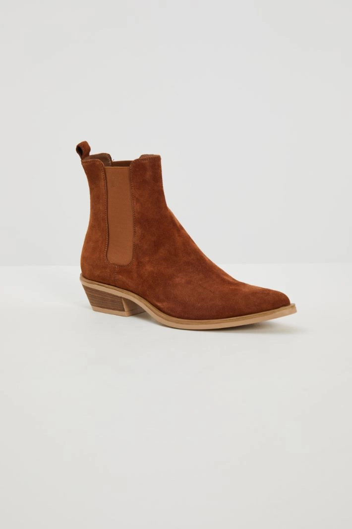 Leather Texas boots - CARAMEL