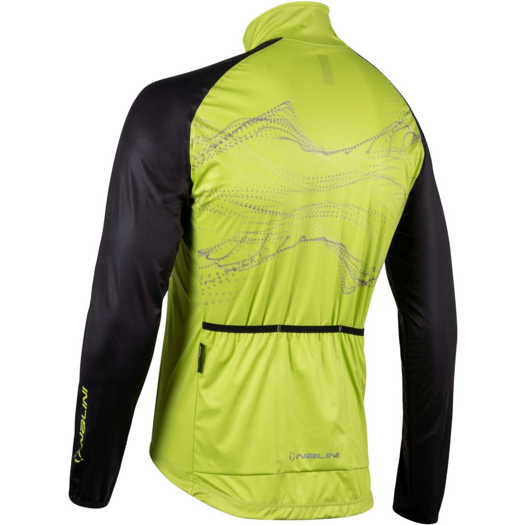 Nalini Bas Eco Wind Jacket - black/yellow 4400
