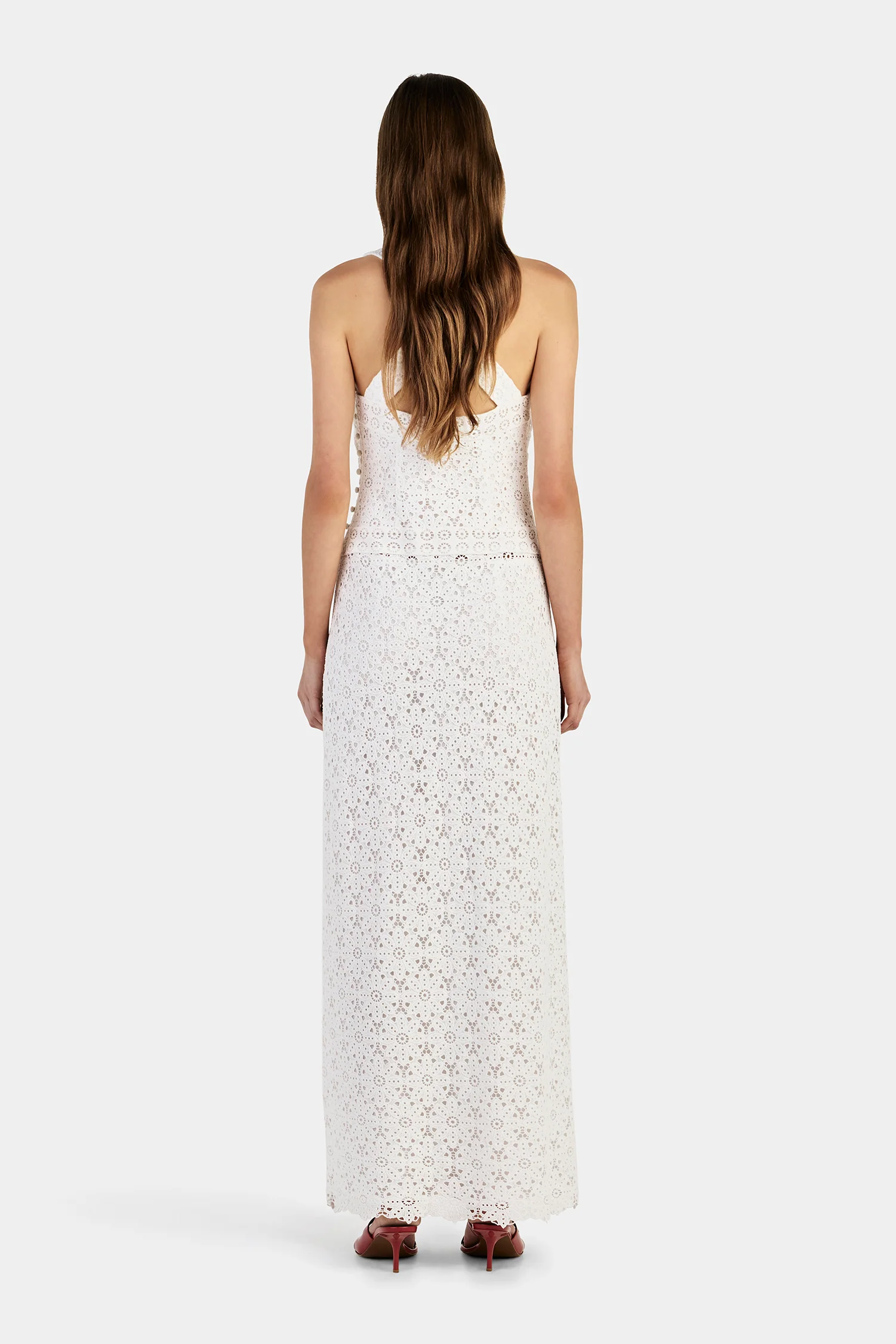 CODY CROCHET MAXI DRESS IVORY