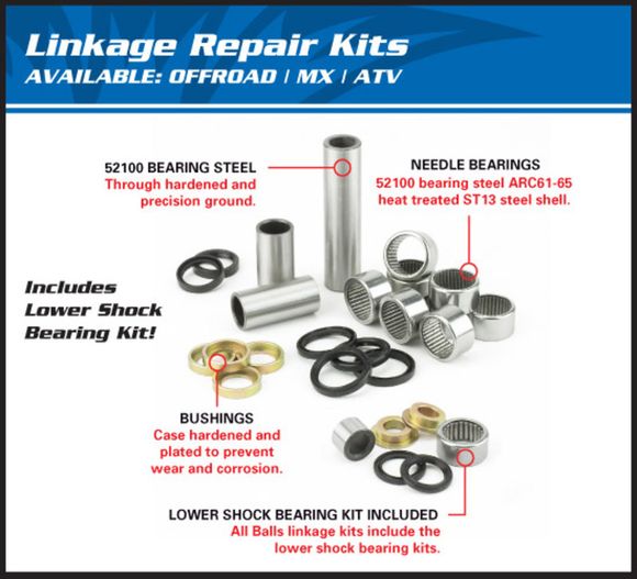 All Balls Linkage Bearing Kit Ref: All00876A / 1039581