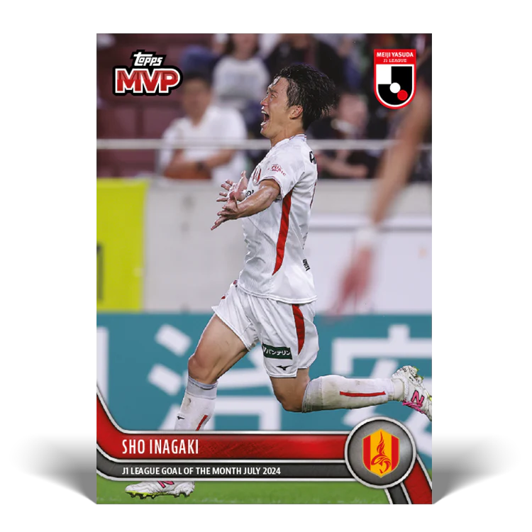 Sho Inagaki - J1 League Goal of the Month - July 2024 - 2024 J-League® Topps Now® Card 29