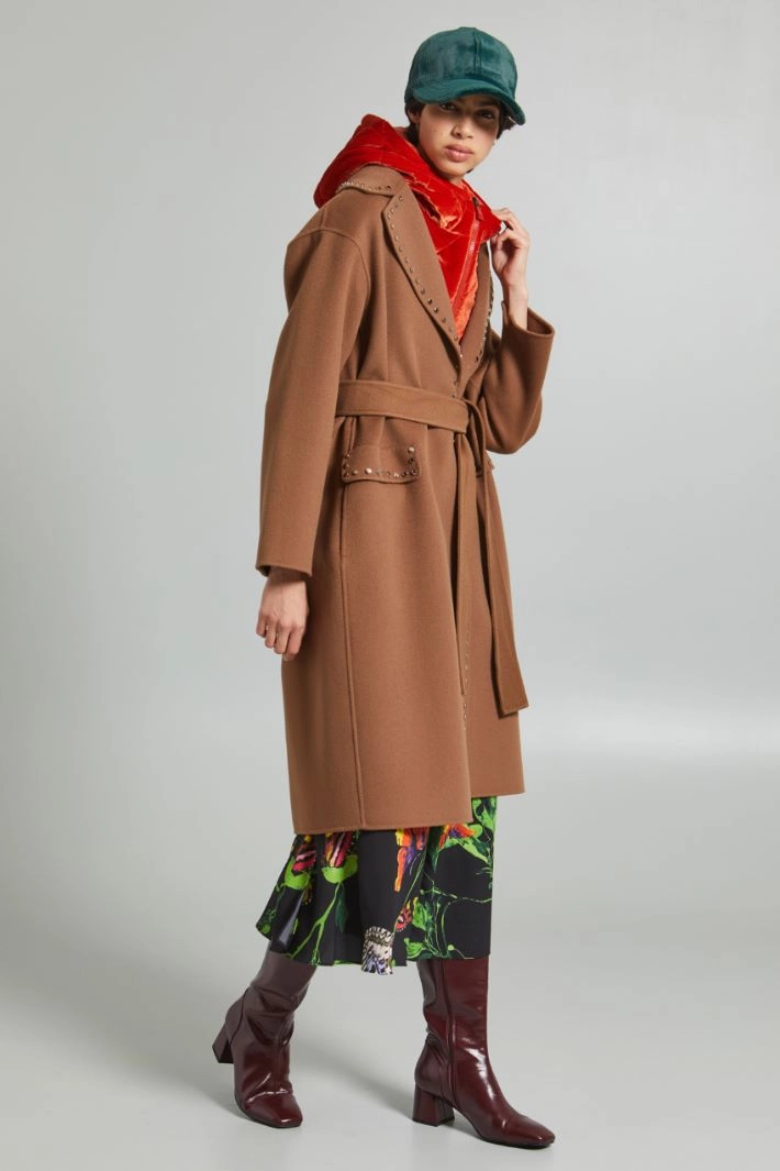 Padded velvet collar - ORANGE LOBSTER