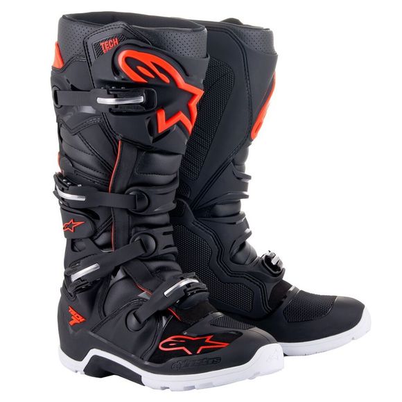 Alpinestars TECH 7 2025 Enduro Boots - Black / RedRef: AP12721