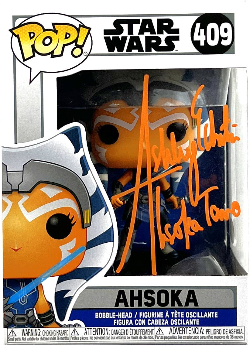 Ashley Eckstein Autographed Star Wars Ahsoka Funko POP #409 JSA - White