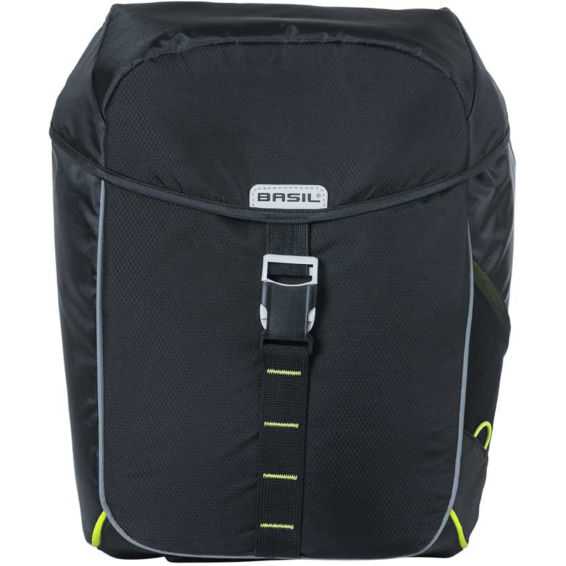 Basil Miles Double Bike Bag (Pair) - 2x17L - black