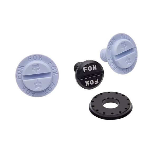 Helmet Screw Kit Tt Fox V3 Visor Screw Kit 2026 - White / BlackRef: fx5868 / 32543-008-os