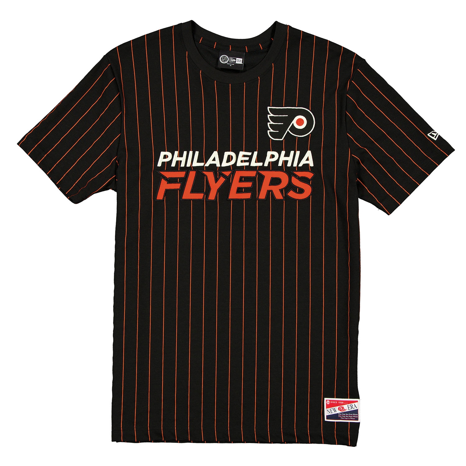 Philadelphia Flyers Retro Stripe NHL T-Shirt Black