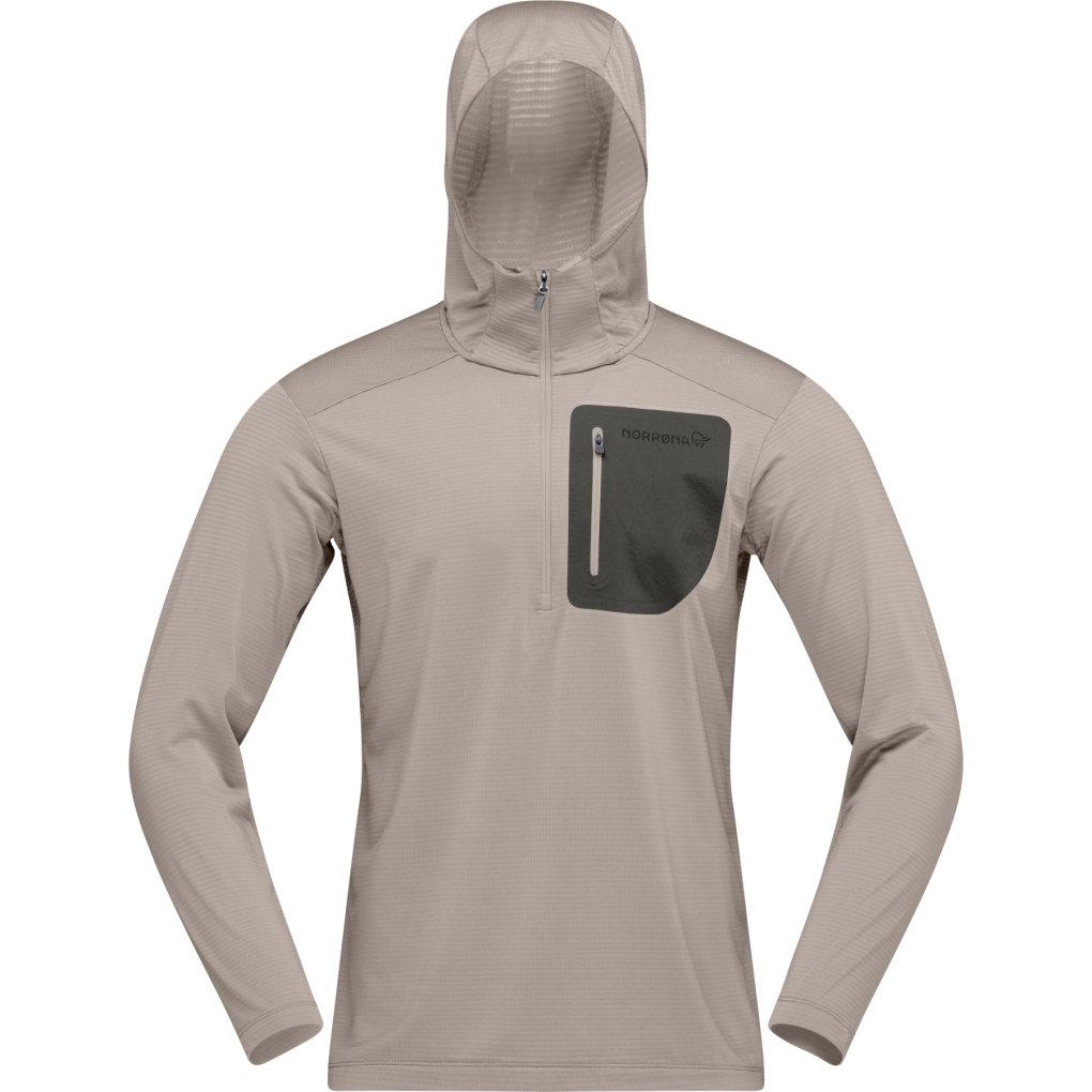 Norrona falketind warm1 Hood Pullover Men - Winter Twig/Beluga
