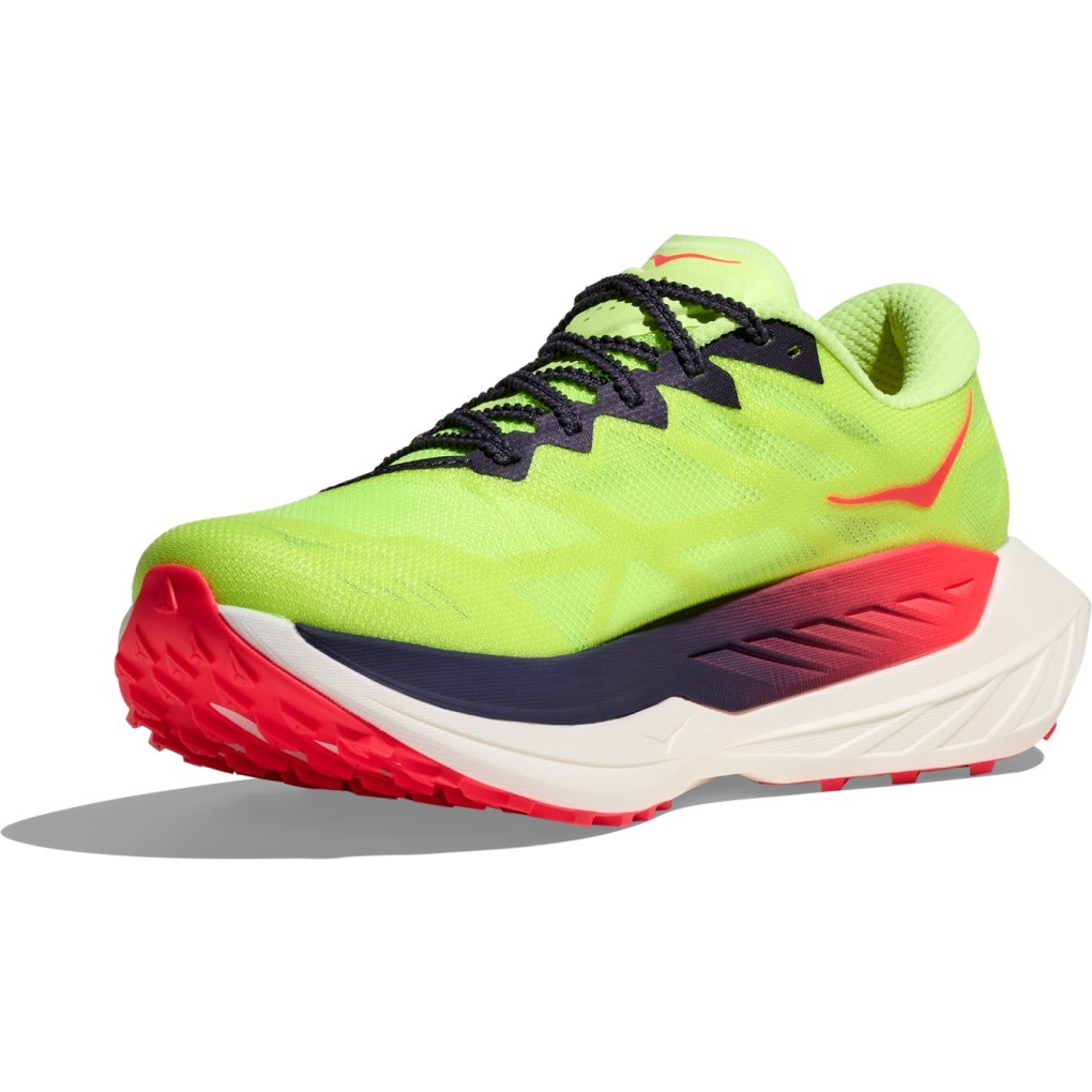 Hoka Rocket X Trail Running Shoes Men - neon yuzu / neon flame