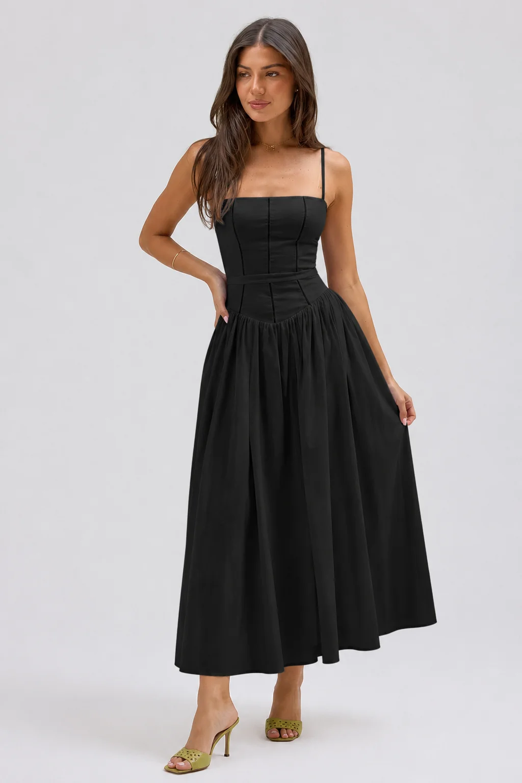Cami Slim Fit Elegant Maxi Dress