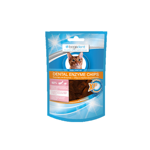 Bogadent Dental Enzyme Chips for Cats - Chicken Flavour - 50g