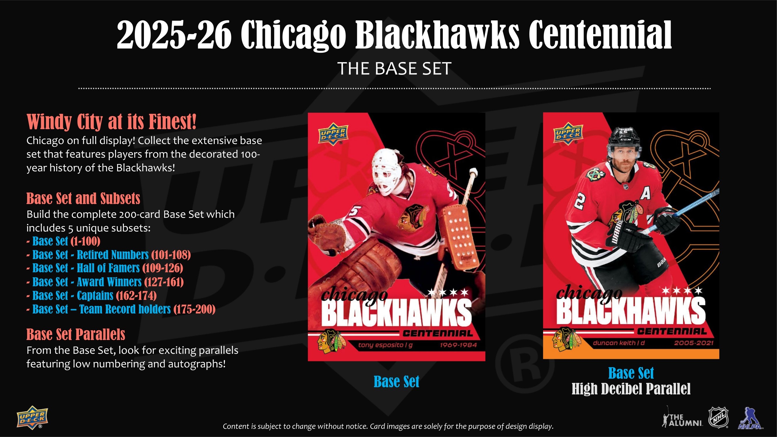 2025/26 Upper Deck Chicago Blackhawks Centennial Hockey NHL Hobby Box