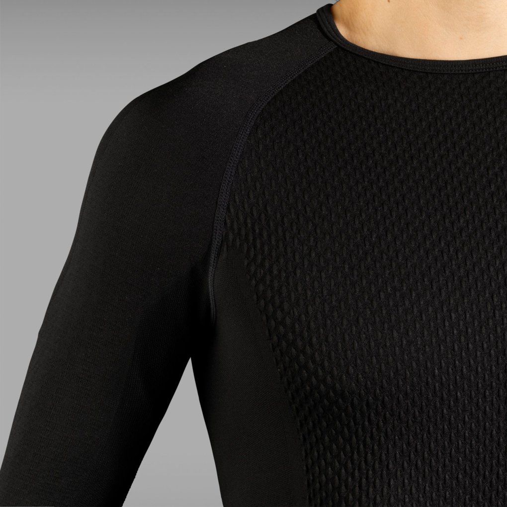 GripGrab Expert 2 Thermal Seamless Long Sleeve Base Layer Men - Black
