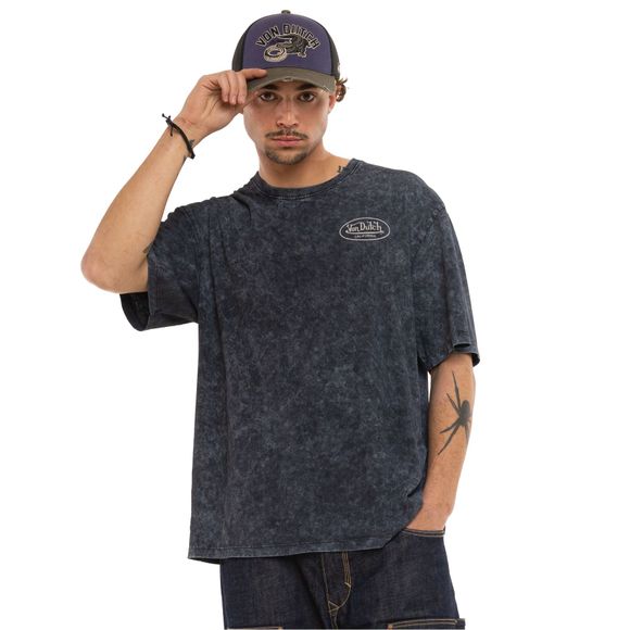 Von Dutch PASS Short Sleeve T-Shirt - BlackRef: VDH0494