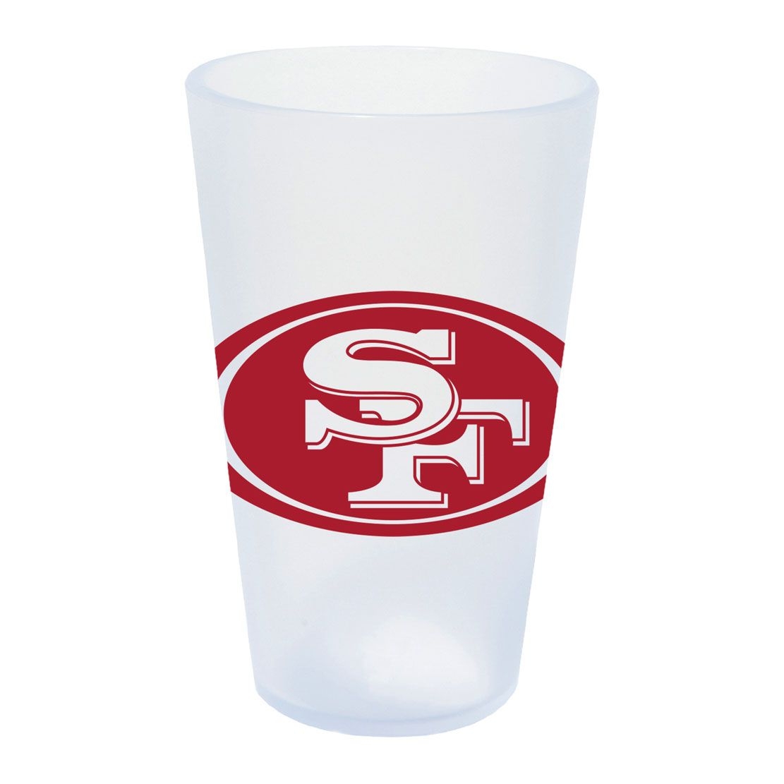 San Francisco 49ers Icicle Silicone NFL Pint Glass