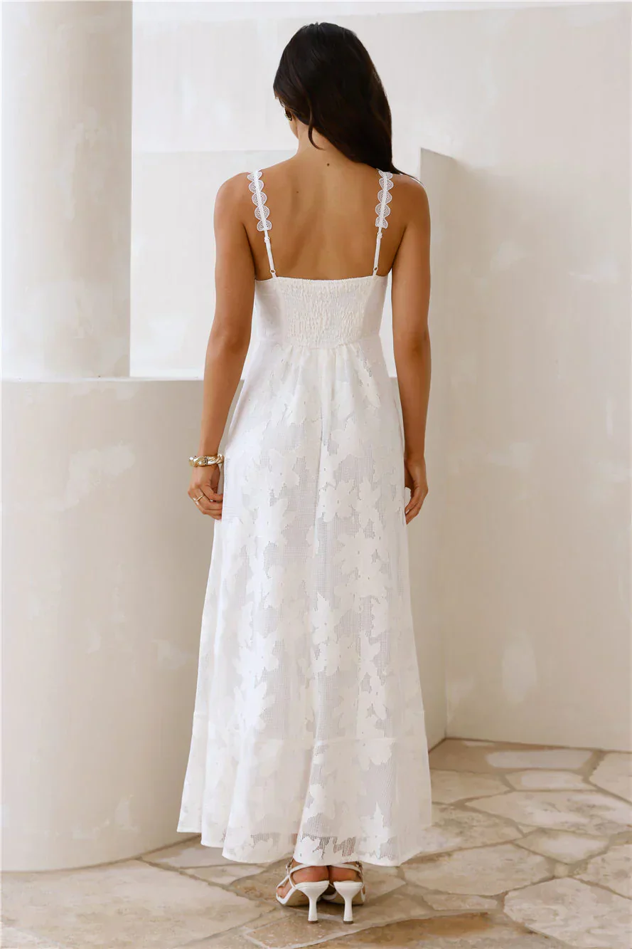 Soft Blossom Maxi Dress