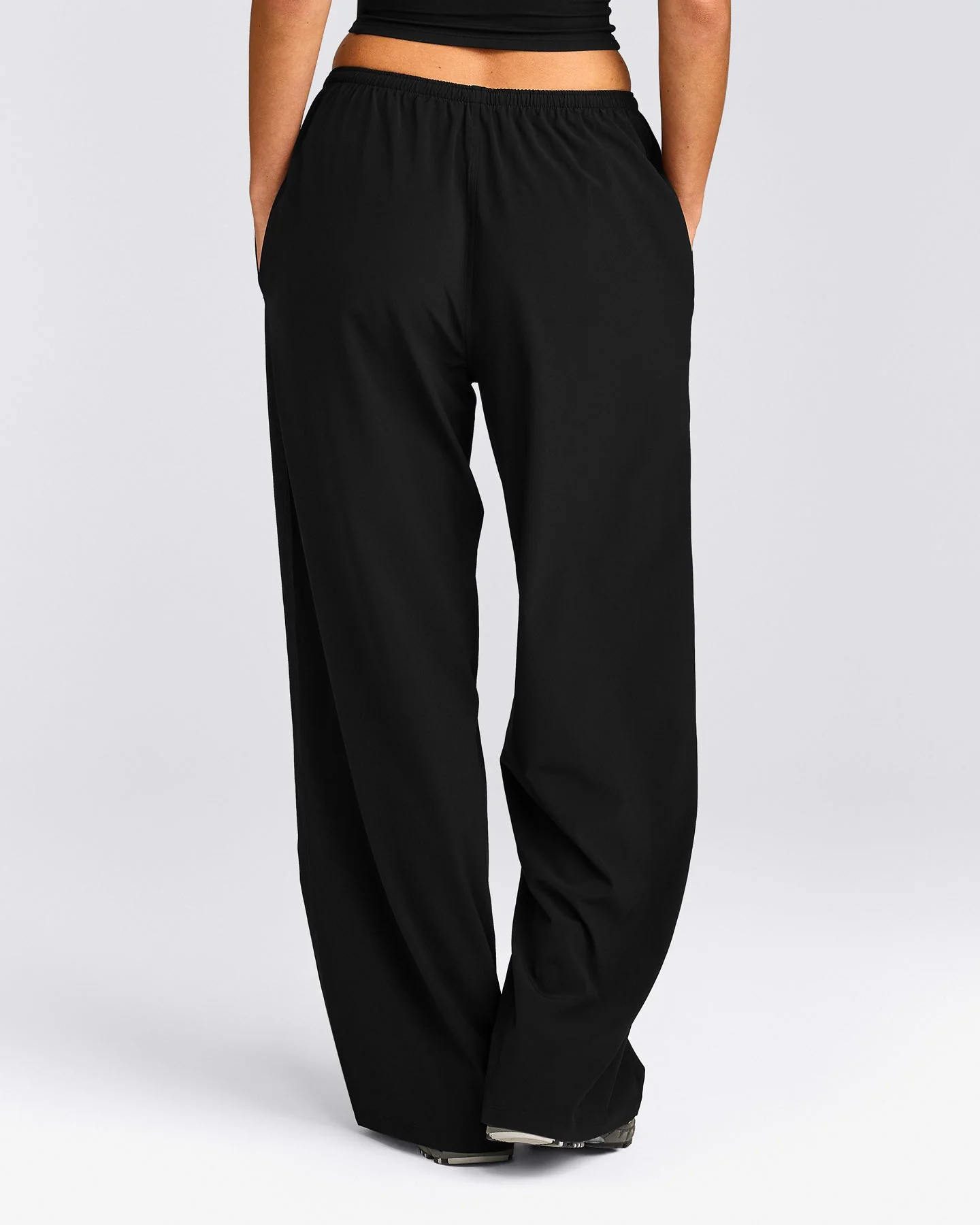 AirMove™ Wide Leg Trousers | Black