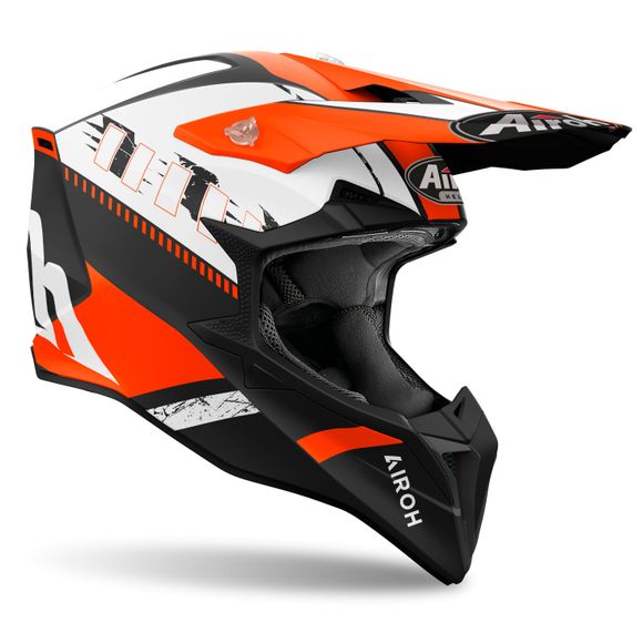 Casque cross Airoh WRAAAP - FEEL 2024 - OrangeRef : AR1381