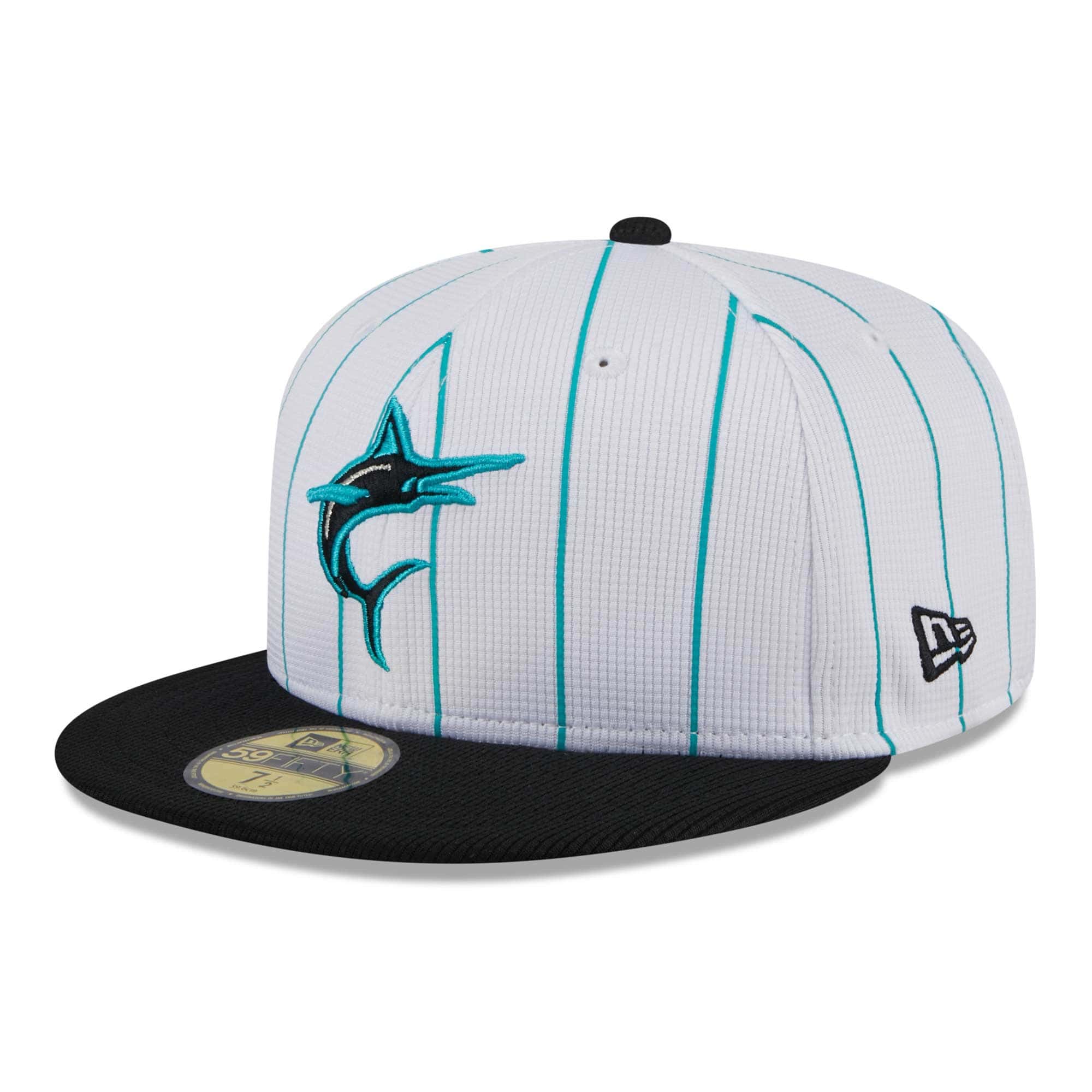 Miami Marlins 2025 MLB Batting Practice New Era 59FIFTY Fitted Cap