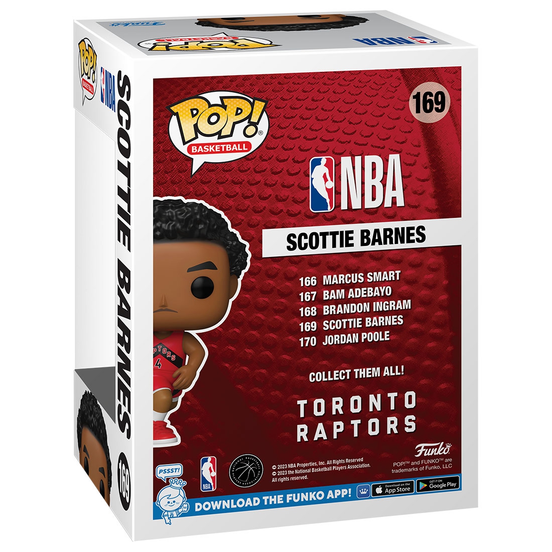Funko POP! #169 Scottie Barnes Toronto Raptors Vinyl NBA Figure
