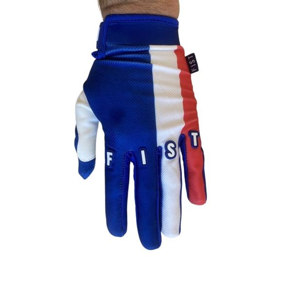 Cross fist handwear french 2025 - blue / whiteRef: Fast0045