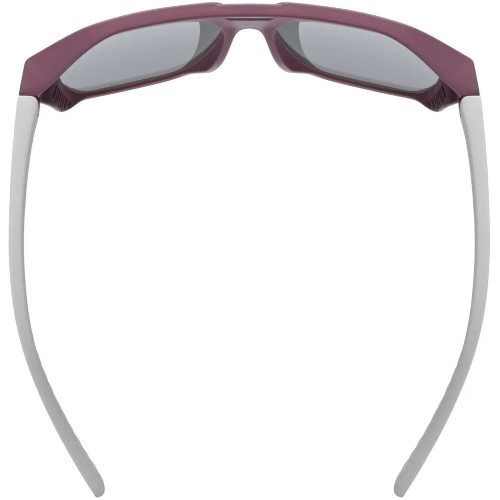 Uvex Cosmic Sunglasses Kids - cranberry-grey matt/mirror silver