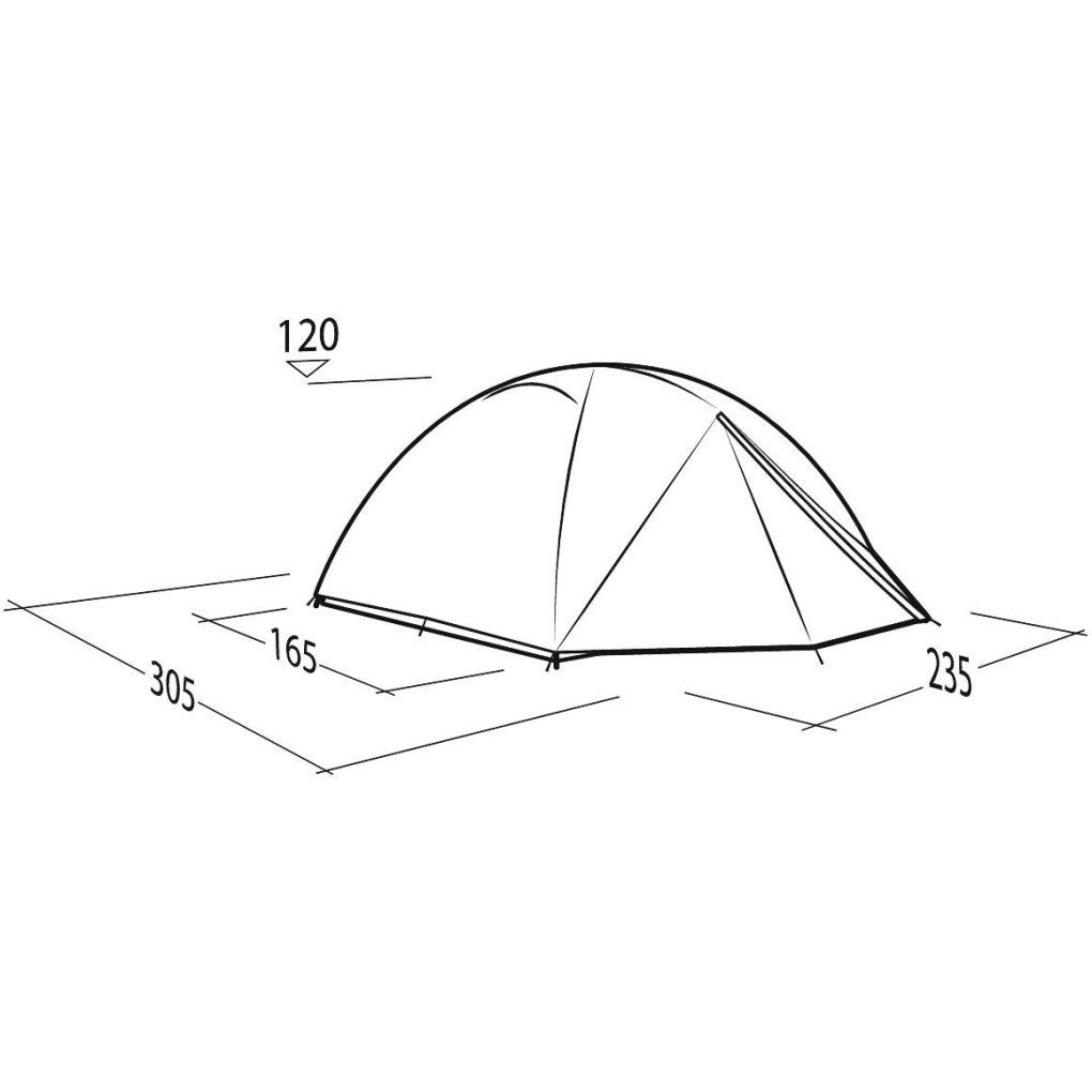 Robens Lodge 3 Exp Tent - Green