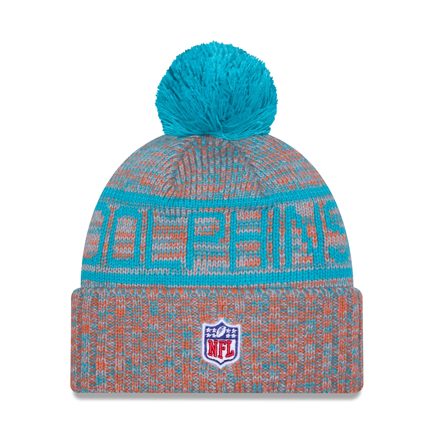 Miami Dolphins Throwback 2025 NFL Sideline Sport Knit Hat