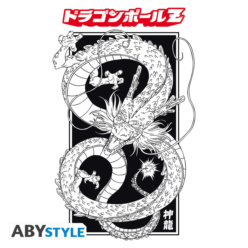 DRAGON BALL Z T-shirt Shenron N&B