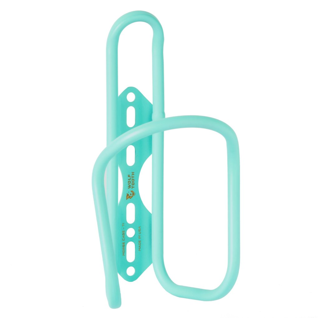Wolf Tooth Morse Cage Ti - Bottle Cage - Limited Edition - Teal