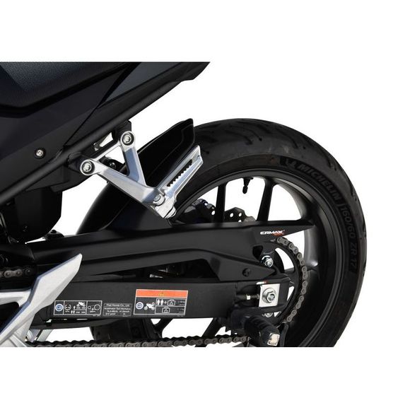 Ermax Rear Mudguard with anodized aluminum chain guard - BlackHONDA 500 CB 500 HORNET - 2024 - 2025Ref: EM2037