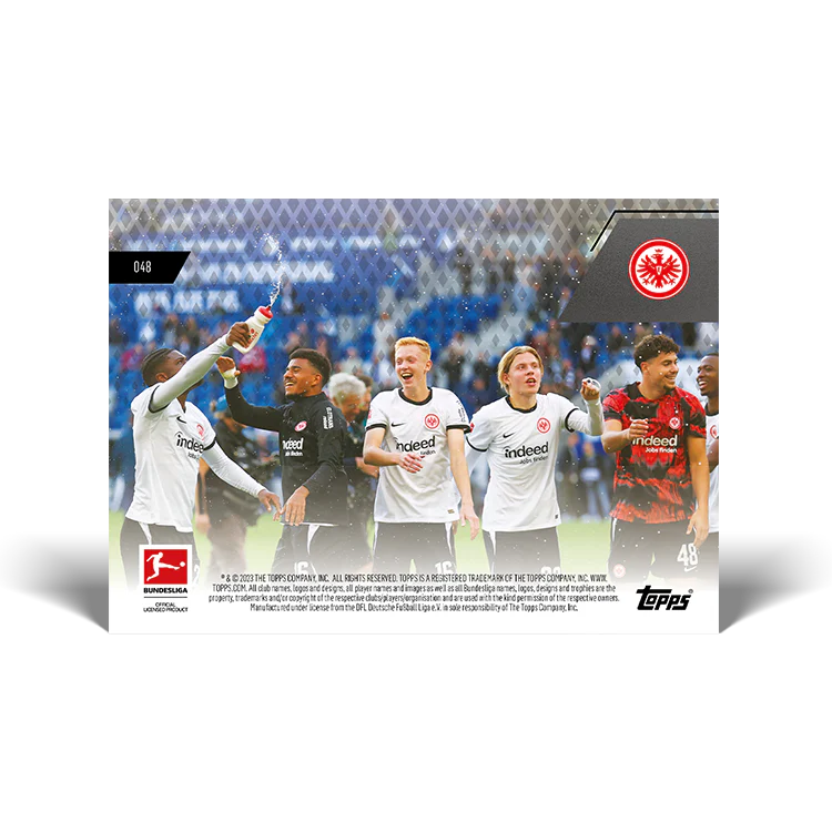 Topps UK - Eintracht Frankfurt - The SGE gets its first away victory - Bundesliga TOPPS NOW® Card #48