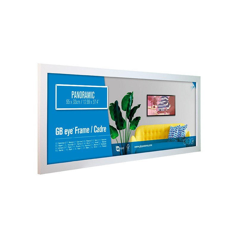MDF White Frame (33 x 95 cm)