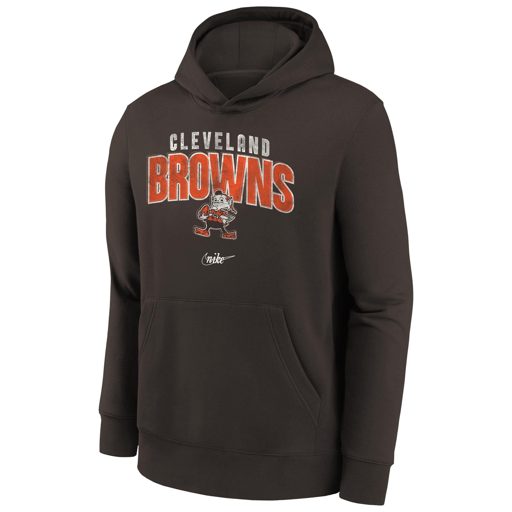 Cleveland Browns Rewind Shout Out Nike Club NFL Hoodie (YOUTH)