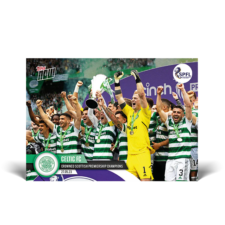 Crowned Scottish Premiership Champions - SPFL TOPPS NOW® UK Card #9