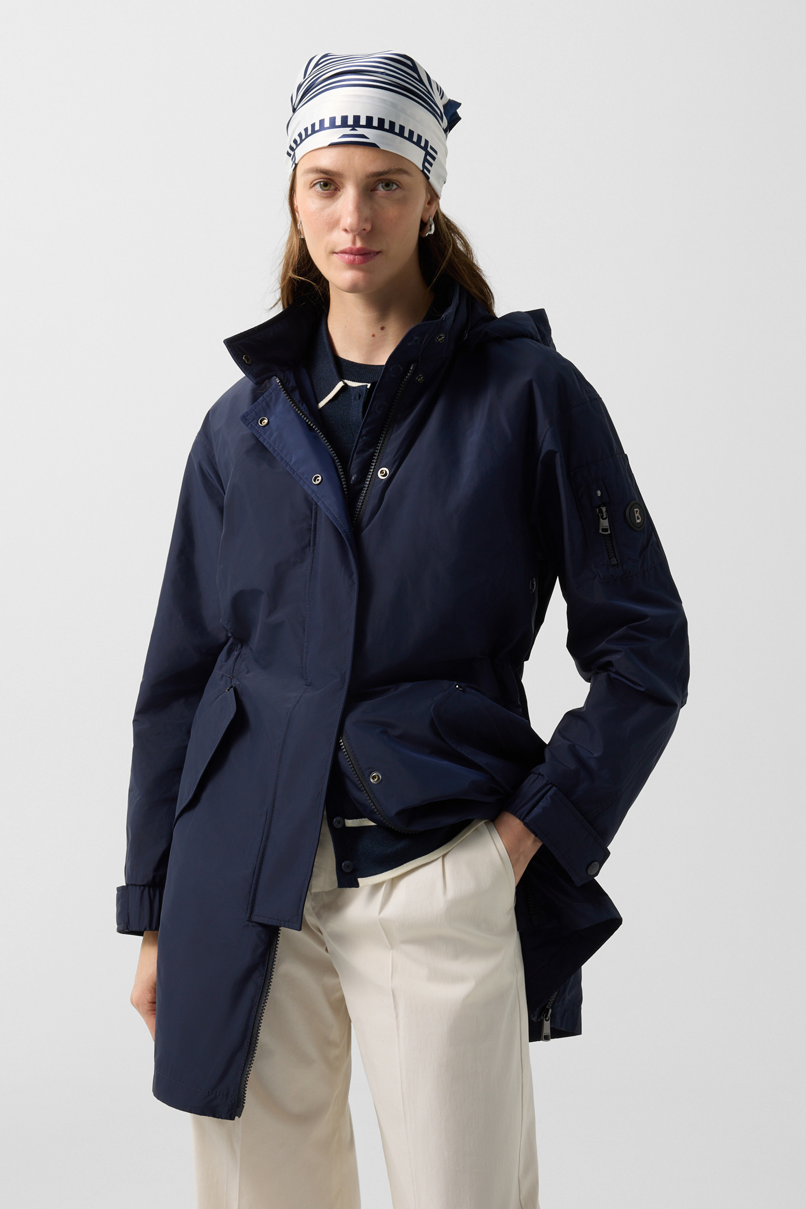Parka Zofia in Navy blue