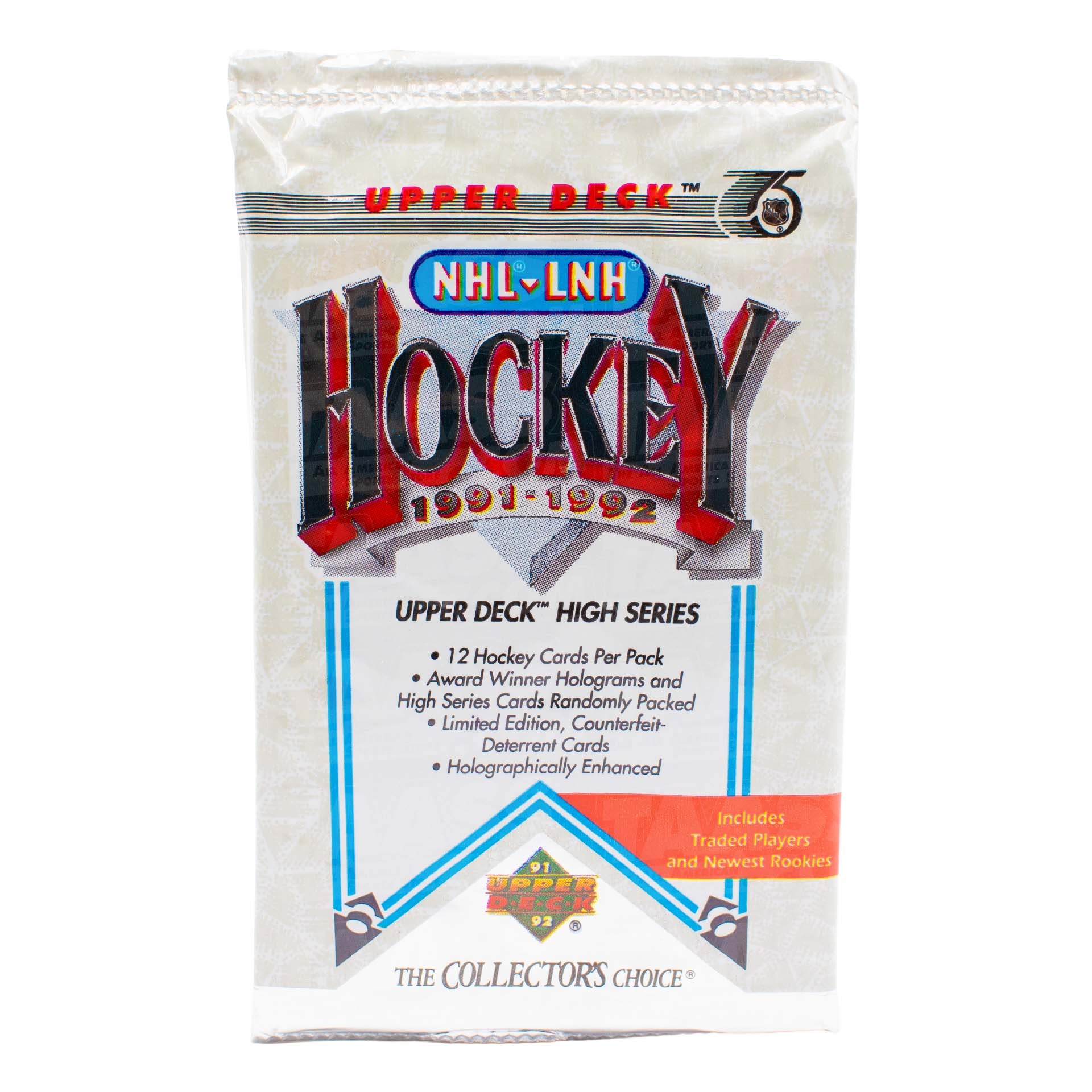 1991/92 Upper Deck Hockey Vintage NHL Pack