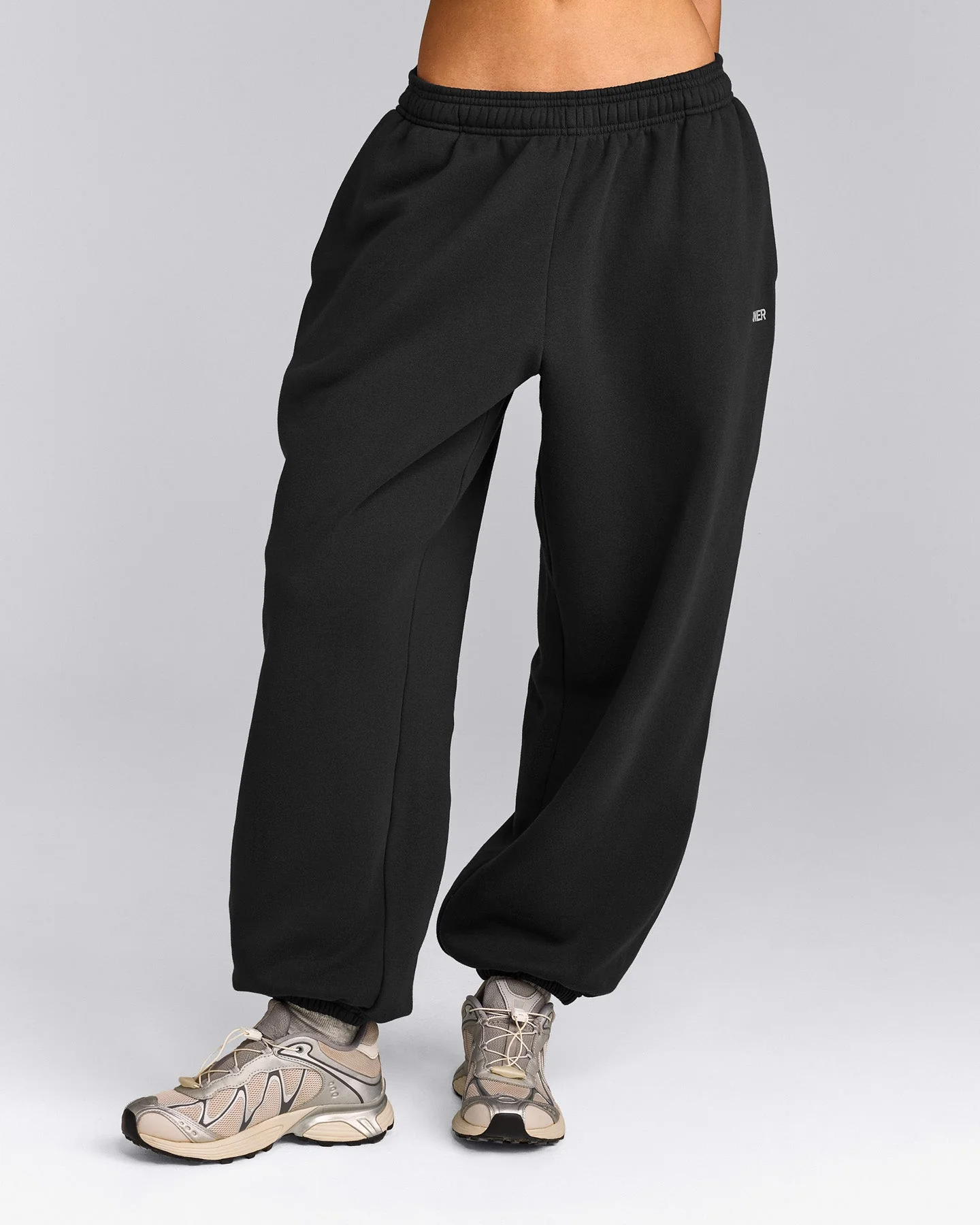 Foundations Cosy Oversized Joggers | Soft Black