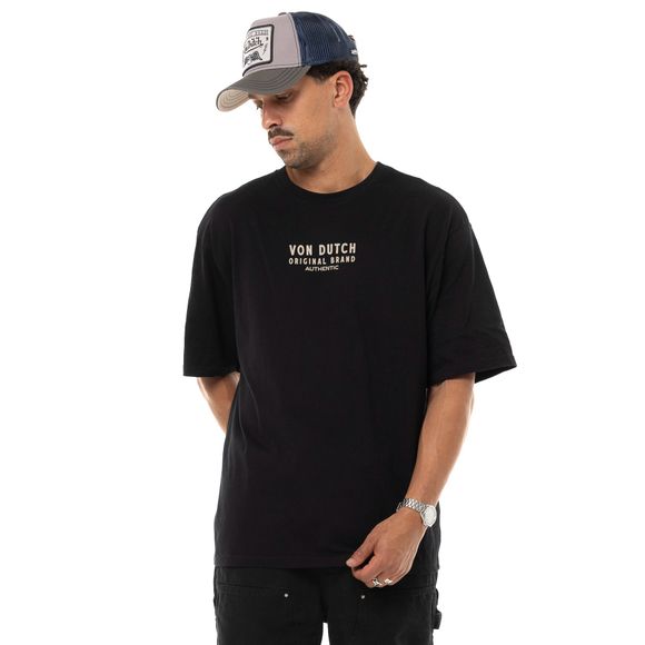 Von Dutch TIGER Short Sleeve T-Shirt - BlackRef: VDH0365