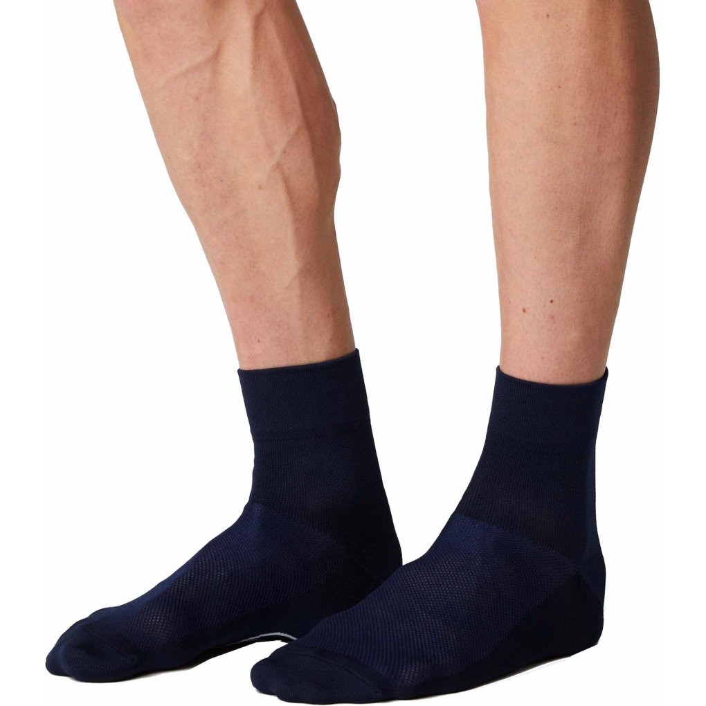 FINGERSCROSSED Classic Mid High Cycling Socks - Navy #017