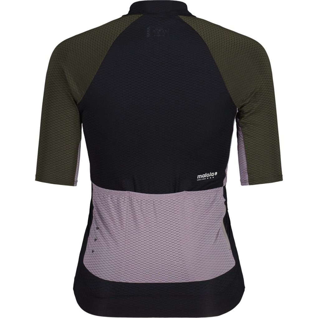 Maloja CapanneM. Roadbike Jersey Women - deep black multi 8862
