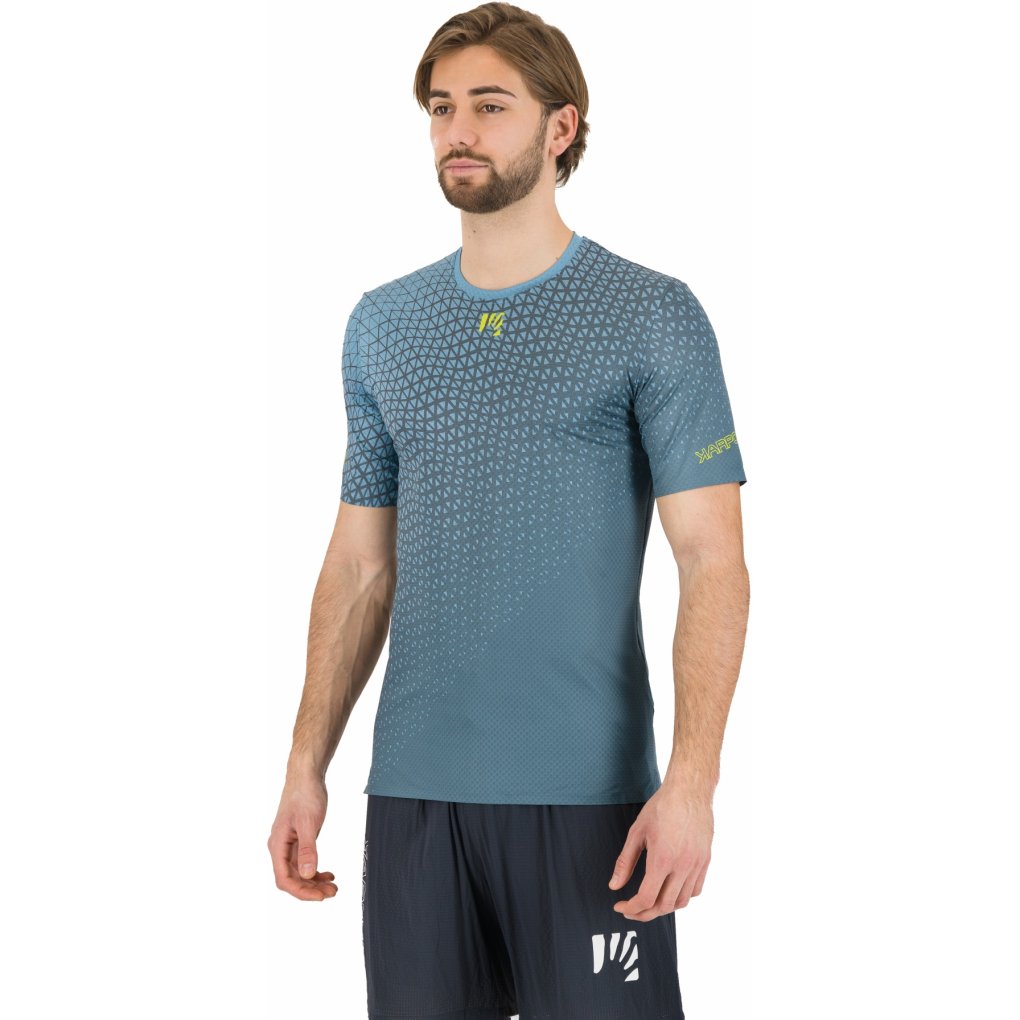 Karpos Lavaredo Ultra Running Jersey Men - vulcan/niagara/primrose
