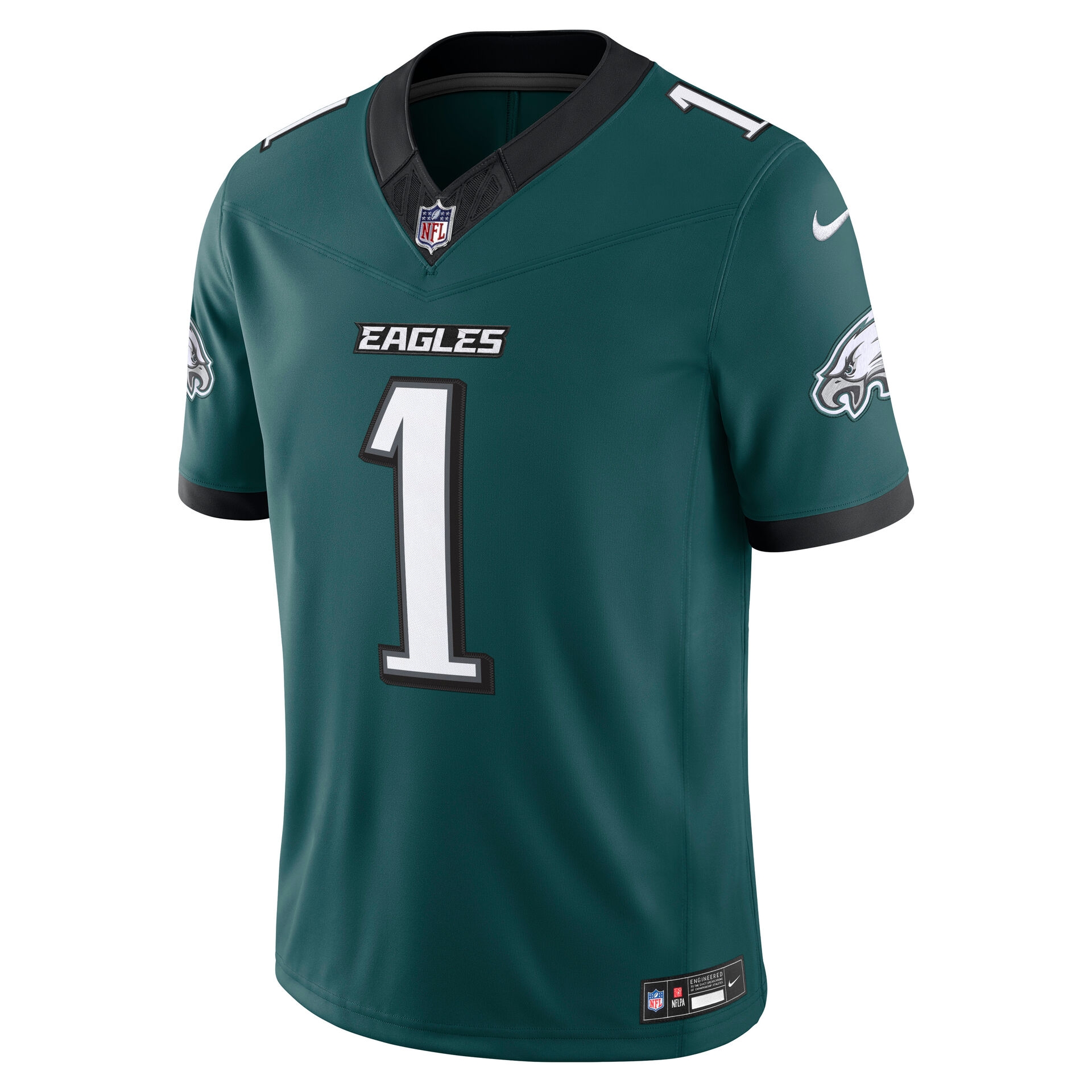 Jalen Hurts #1 Philadelphia Eagles 2026 Stitched Limited NFL Jersey Green