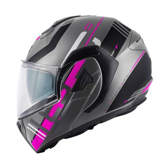 Givi X30 GRAPHIC Modular Helmet - Black / PinkRef: GI2434