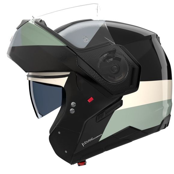 Nolan N90-3 BLOCCO Modular Helmet - Black / WhiteRef: NL1765