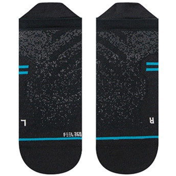 Stance Run Ultralight Tab Socks Unisex - black