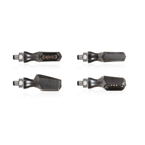 Clignotant Chaft POKER LED (La paire) Universel - NoirRef : CH0549 / IN1120